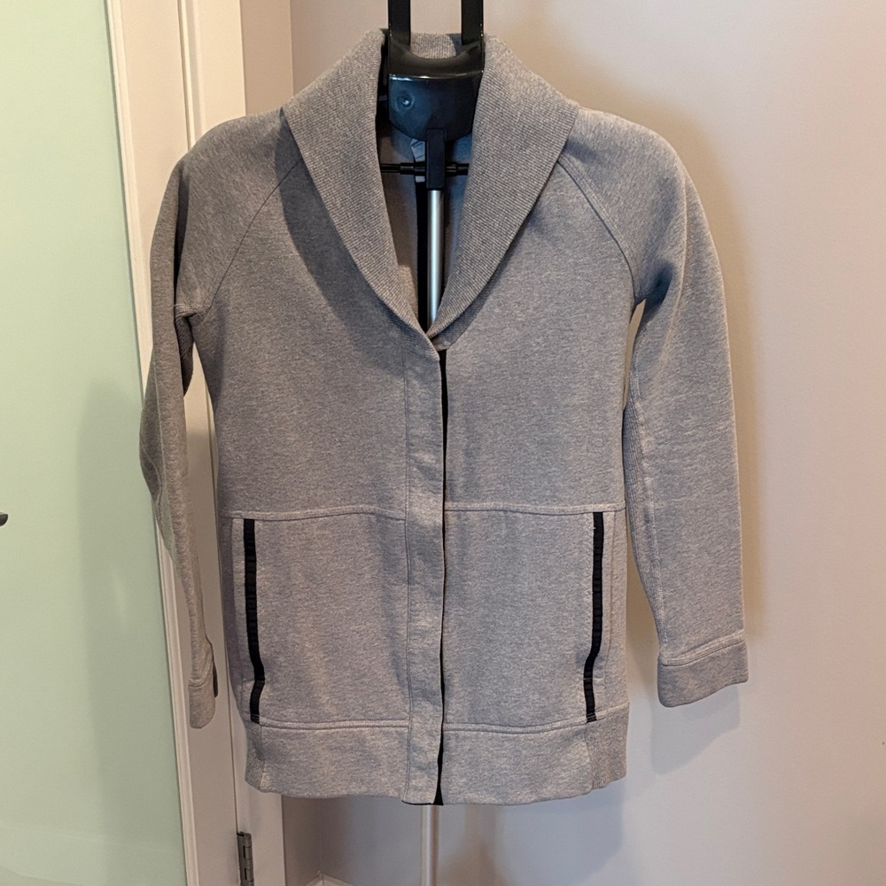 Lululemon Gray Shawl Collar Jacket